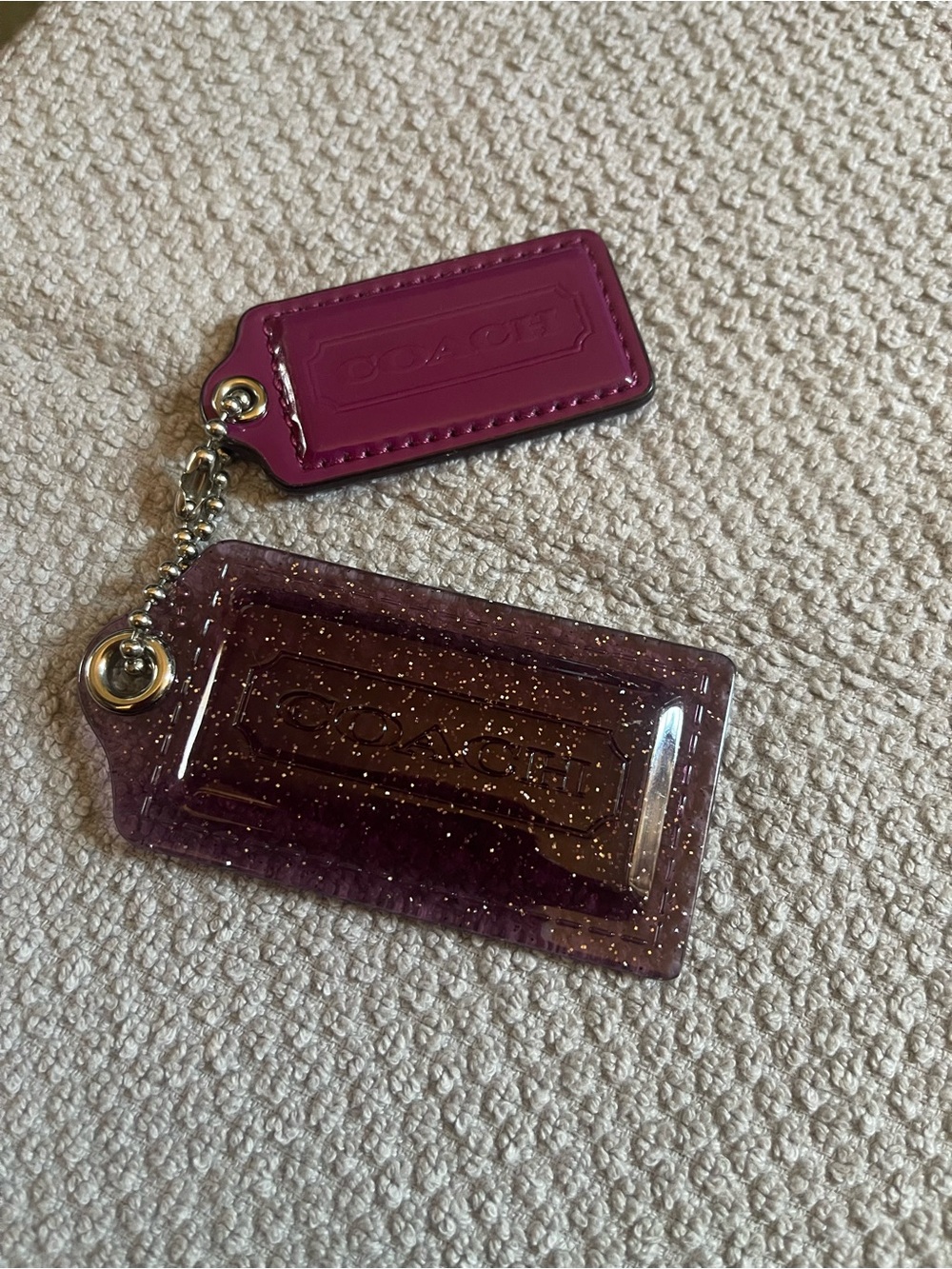 Choice of Coach Glitter & Leather Poppy Hangtags - Picture 4 of 6
